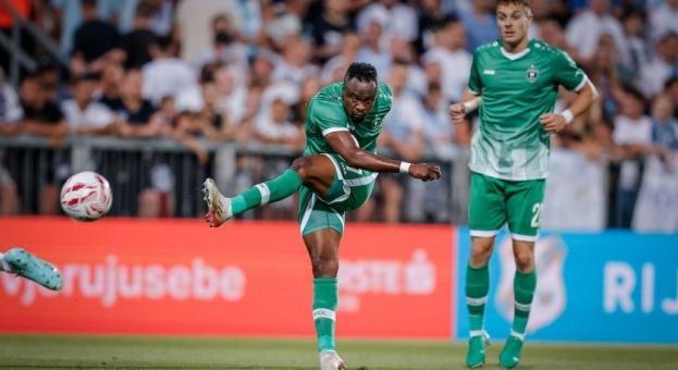 Лудогорец завърши наравно при резултат 0:0 като гост на хърватския първенец Риека