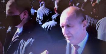 Президентът Радев от върха на свободата