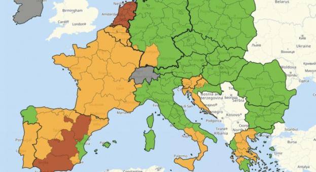 България вече е в зелената зона на COVID-картата на ЕС