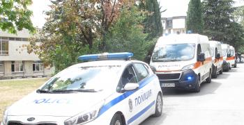 От Стара Загора  тръгна ескорт на специализирани автомобили с част от пострадалите сръбски деца