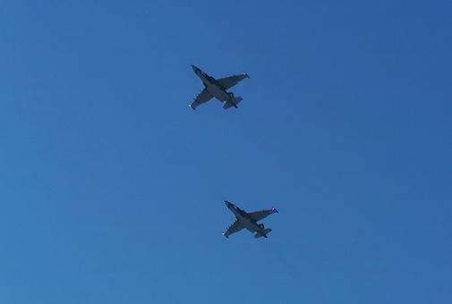 Самолети Су-25 прелетяха над Стара Загора в Деня на демонстрации на способности на Въоръжените сили