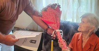 Баба Ангелина от Тополовград празнува своя 100-годишен юбилей