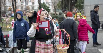 Баба Марта дойде в старозагорски парк