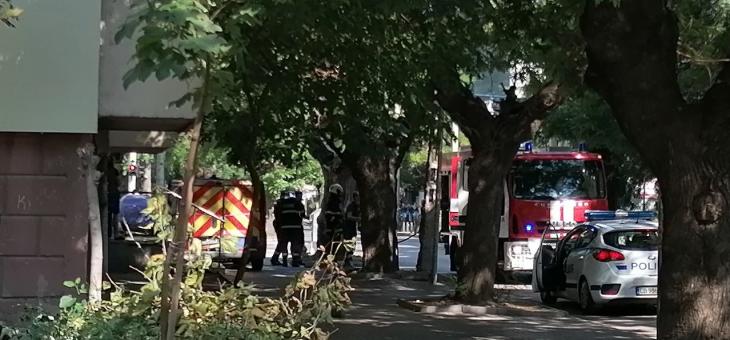 Микробус се запали в Стара Загора