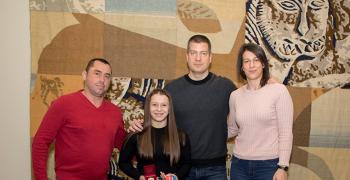 Кметът Живко Тодоров поздрави златната медалистка Даяна Стойчева