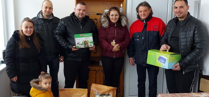 Старозагорското младежко обединение на БСП направи дарение на Общинския приют за безстопанствени животни