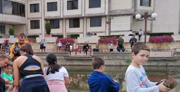 В Стара Загора деца пуснаха в езеро зеленоглави патета