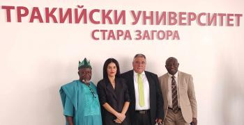 Ректорите на Тракийски университет – Стара Загора и нигерийския университет Обафеми Аволово подписаха меморандум за разбирателство