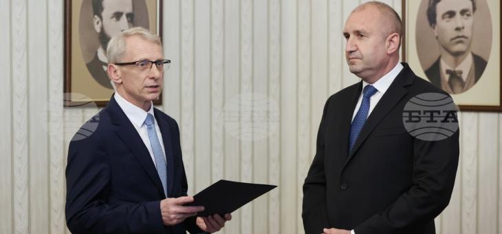 Николай Денков върна изпълнен мандата за съставяне на правителство