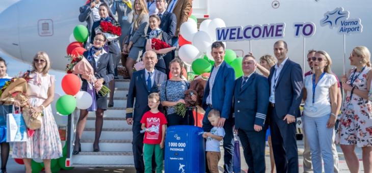 Летище Варна посрещна пътник № 1 000 000