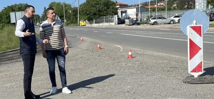 Започна изграждане на кръгово кръстовище край Богомилово