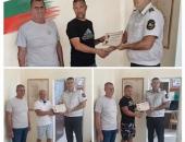 В Малка Верея доброволци получиха благодарствени писма заради участие в гасене на пожар