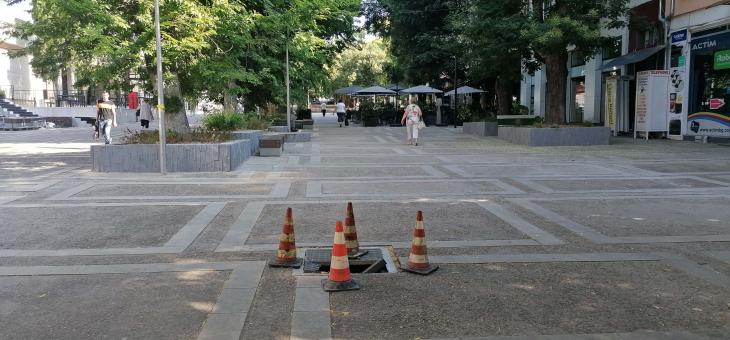 Препятствие в центъра на Стара Загора
