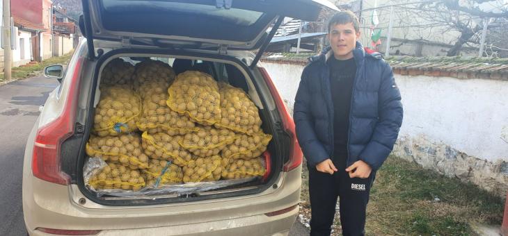 Фирми изкупуват картофи и ги даряват