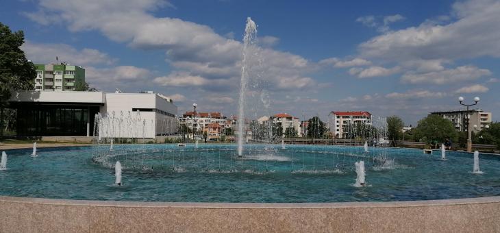 Фонтанът в парк "Артилерийски" вече работи