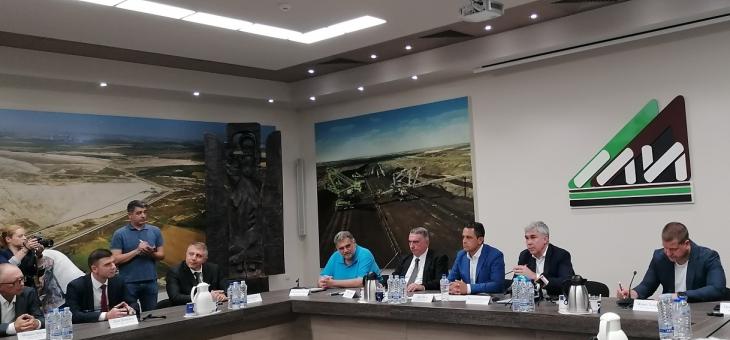 Министър Малинов в Раднево: Отпускат се 150 млн. лв. заем на Мини „Марица-изток“