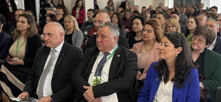 Ректорът на Тракийски университет проф. Добри Ярков приветства първото информационно събитие на дигиталните иновационни хъбове   