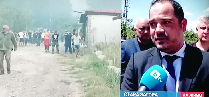 Министърът на вътрешните работи Калин Стоянов: На този етап най-важното е да овладеем пожара, след това ще разследваме