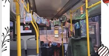В Стара Загора организираха конкурс за най-впечатляваща украса в градския транспорт