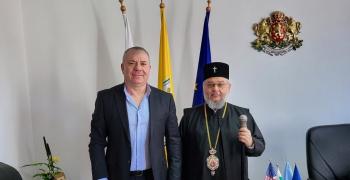 Митрополит Киприан се срещна с кмета на община Гурково Мариан Цонев