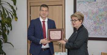 Кметът Живко Тодоров се срещна с посланика на Русия Нейно Превъзходителство г-жа Елеонора Митрофанова
