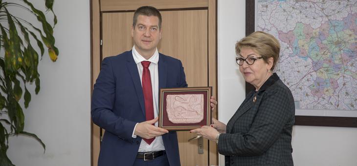 Кметът Живко Тодоров се срещна с посланика на Русия Нейно Превъзходителство г-жа Елеонора Митрофанова