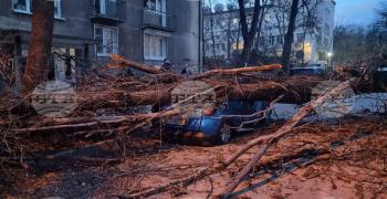 Ураганен вятър в София