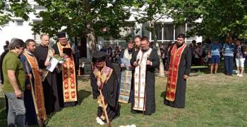 Направиха първа копка за строеж на храм "Св. Мина" в старозагорския квартал "К. Ганчев"