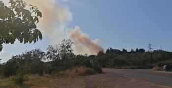 Образувано е досъдебно производство за пожара над Стара Загора