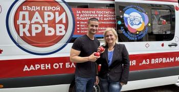 С подкрепа и участие Община Стара Загора застана зад благотворителната инициатива „Сподели силата си – дари кръв“