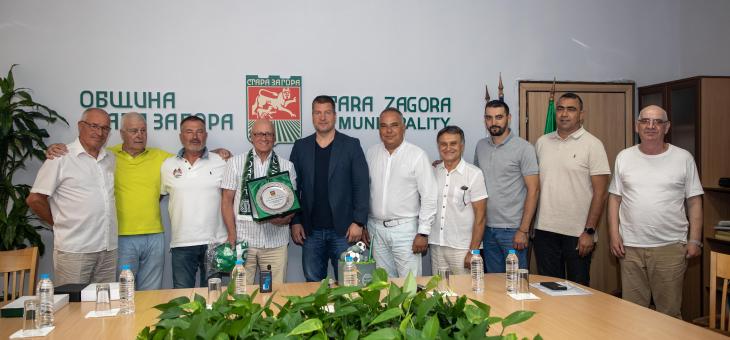 Футболната легенда на Стара Загора Георги Белчев с троен празник
