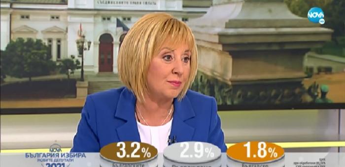 Манолова: Ще настояваме повишаването на доходите да бъде заложено в програмата на следващото правителство