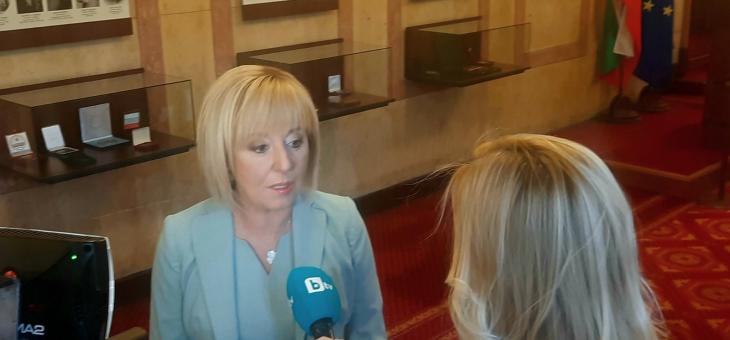 Мая Манолова: Големите партии в парламента отказаха да работят по законите, важни за хората