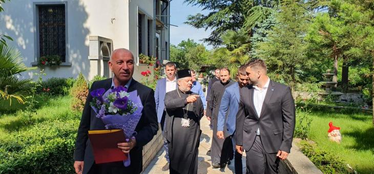 Митрополит Киприан посрещна евродепутата Андрей Новаков в Стара Загора