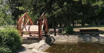 Ремонтираха мостчето в парк „Артилерийски" в Стара Загора