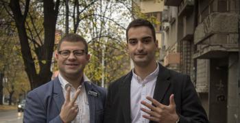 Говорят младите надежди за промяна от старозагорската листа на Кирил Петков - Атанас Михнев и Радослав Василев