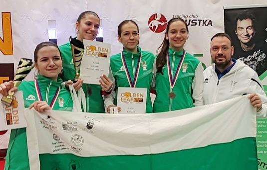 Първи медал от Европейска купа по фехтовка за Николета Добрева от Стара Загора