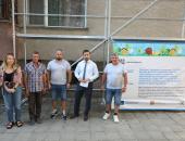 Започна обновяването на 8-етажна жилищна сграда на ул. „Георги Апостолов“ № 16 и 17 в Стара Загора