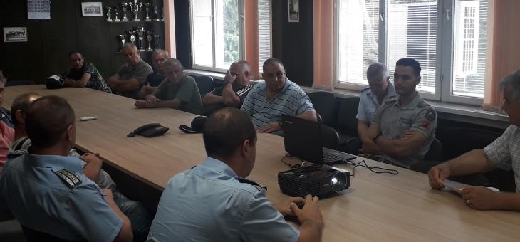 В ОД на МВР  Стара Загора се проведе среща във връзка с пожарите