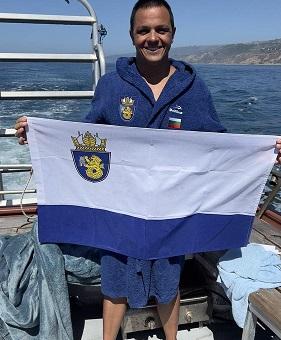 Цанко Цанков е първият българин успешно преплувал почти 37 километра от остров Санта Каталина до Лос Анджелис