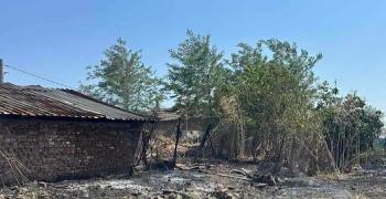 26-годишен запали трева до къщата си и предизвика пожар