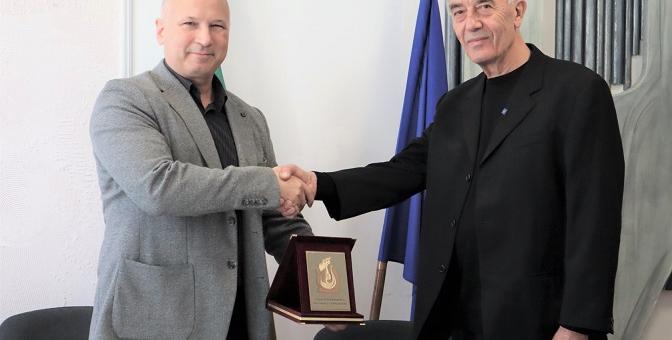 Веселин Божков получи Почетния знак на областния управител на Стара Загора