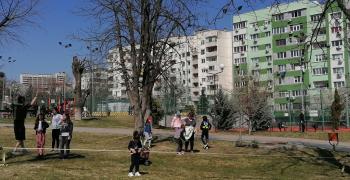 На разходка по лента в парк "Артилерийски"