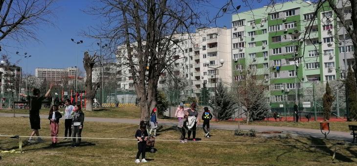 На разходка по лента в парк "Артилерийски"