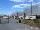 Пожар в Регионалното депо за отпадъци край село Ракитница