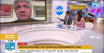 Проф. Балтов: Хората трябва да разберат, че това не е един прост грип, а сложен вирус