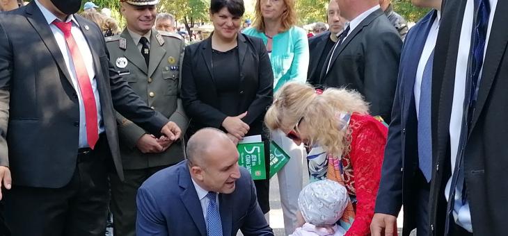 Президентът Румен Радев в Стара Загора: Трябва да бъдем безкомпромисни в опазването на човешкия живот и здравето на децата ни