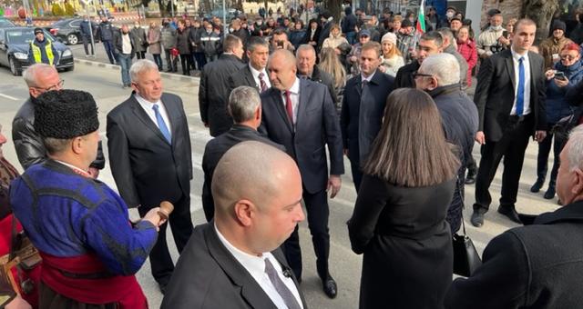 Президентът Радев пристигна в Сунгурларе 