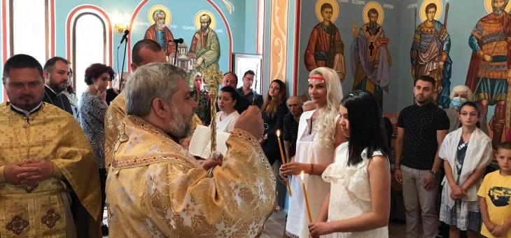 Митрополит Киприан освети храм "Св. Атанасий" в село Виден