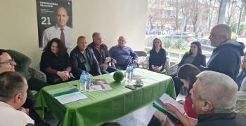 Кандидати за народни представители от коалиция „Прогресивна България“ се срещнаха с членове на сдружения от сектор „Селско стопанство“